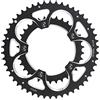 kowaku Corona Bici da Strada, 110mm Bcd Corone per Bicicletta, Lega di Alluminio, 34t 50t, Disco Spesso 4 Mm, Supporta 8 velocità, 9 velocità, 10 velocità, 11 velocità, Nero