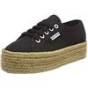 Superga 2790 Cotropew, Sneaker Donna, Black (Black 999), 40 EU
