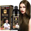 JRTTOSSE Tintura per capelli neri, per uomini e donne, Shampoo colorante per capelli grigi, Shampoo Para Canas, Shampoo colorante 3 in 1, 16,9 Fl Oz (Light Brown)