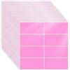 YIKIADA Etichette rosa, 40 x 19 mm, rettangolari, autoadesive, impermeabili, per marmellate, 160 pezzi