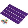 PATIKIL Feltro Bollettino Scheda Barra Striscia, 4pz Auto Adesivo Muro Spillo Bollettino Scheda con Pressione Spilla per Foto Promemoria Casa Ufficio Decorazioni, Viola