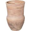 DRW Vaso da tavolo in ceramica in marrone rustico 21x21x31 cm