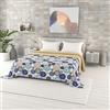 Italian Bed Linen Trapuntino Estivo in Microfibra FANTASY, Matrimoniale 260x270cm, Murrine