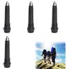 Rakiuty Punta per Canna da Trekking Portatile,Walking Asta di Ricambio Punta,Punta per Canna da Trekking,Punte per Bastoncini da Trekking,per Bastone da Trekking Accessorio Bastoncino da Escursionismo,4 Pezzi