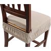 Zucchissime EGIDIOSRL Set 6 Cuscini + Omaggio EGIDIO (Strofinaccio Digitale NAPOLI PIERRE CARDIN O POUF DIGITALE AMERICA) Coprisedia Sfoderabile Imbottiti Con Molla (Misura 40x40 cm)(Tortora)