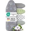 arteneur® - Copriasse da Stiro Universale 120 X 40 cm per Ferro da Stirare. Copri ASSE con Riflettore Termico, Imbottitura Spessa in Foam e con Elastico (M)