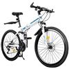 Loohacp Mountain bike pieghevole da 26 pollici a 21 velocità, biciclette all'aperto, attrezzi per il trasporto, adatto per uomini e donne