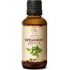 AROMATIKA trust the power of nature Olio Essenziale di Menta Verde 50ml - Mentha Spicata - Naturale e Puro 100% - Calmante Naturale - per un Buon Sonno - Profumi per la Casa - Aromaterapia - Massaggio - Relax - Spearmint Essential Oil