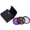 liyuxin66 49mm 52mm 55mm 58mm 67mm 72mm 77mm Polarizzato CPL+UV+FLD Camera Kit Filtro Borsa, for Nikon for Canon for Sony for Obiettivo for Pentax(Size:52mm)