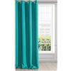 Eurofirany LOGAN Tenda Oscurante Extra Lunga - 1 Unità, Occhielli, Blocco della Luce, Oscuramento della Stanza, Camera da Letto, Soggiorno, 135x250 cm, Turchese