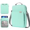 TiMOVO 9-11 Custodia per Tablet con Tracolla, Compatibile con iPad 11 A16 2025, iPad 10,9/10,2, Galaxy Tab A9+/A11 Plus 11, Menta Verde