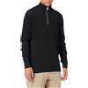 SELECTED HOMME Slhmaine LS Knit Half Zip W Noos Maglione, Nero, M Uomo