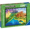 Minecraft Puzzle Minecraft Ravensburger 17189 World of Minecraft 1500 Pezzi