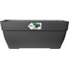 Elho Vibia Campana Trough 80 - Fioriera per Esterno - Ø 76.5 x H 33.3 cm - Nero/Anthracite