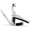 Kyser Quick-Change Capotasto per chitarra acustica a sei corde, Argento, KG6S