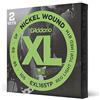 D'Addario Corde per Basso Elettrico XL Nickel 45-105, 2 Set | Le corde per basso elettrico XL Nickel offrono timbro brillante, feeling uniforme e lunga durata.