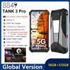 Unihertz NEW 8849 Tank 3 Pro 16+512GB 5G Rugged Phone Projector Google Play NFC 23800mAh