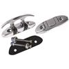 IDEAMARE 1 BITTA ABBATTIBILE A SCOMPARSA IN ACCIAIO INOX 165 MM + PRIGIONIERI