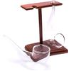 CKB LTD Confezione da 2 bicchieri da brandy con espositore in legno da 75 ml