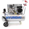 Hyundai 65604 - Compressore Lubrificato A Cinghia 100L Ruote Motore 3HP