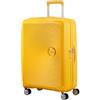 American Tourister Soundbox - Spinner 67/24 Tsa Exp, Valigia Espandibile, M (67 cm - 81 L), Giallo (Golden Yellow)
