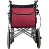 Lyirfan Borsa per sedia a rotelle,zaino per sedia a rotelle,per la maggior parte delle sedie a rotelle elettriche,scooter mobili,grande accessorio da appendere sul retro,per disabili,anziani (rosso vino)