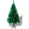 SUBTLETY 180cm Albero di Natale Artificiale con Supporto (Ø Circa 105cm) Albero di Natale Automatico in PVC Ignifugo Sistema di Montaggio e Ripiegamento Rapido Albero di Natale (Verde)