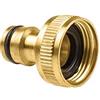 Cellfast Connettore filettato Femmina Brass, Attacco rapido in Ottone G3/4, 26,5mm, 52-850