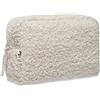 Jollein 053-577-66060 - Borsa per la cura in viaggio Boucle/Fiocco Avory, avorio, Boucle - Borsa per pannolini