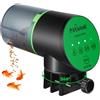 Petbank Mangiatoia automatica per acquario, distributore automatico di cibo per pesci, timer vacanze alimentato a batteria, alimentatore automatico per pesci, distributore automatico con 2 batterie