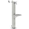 vidaXL Fontanella a Colonna Acciaio Inox 95 cm Quadrata Irrigazione Giardino