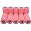 PintoMed Bendaggio Coesivo - 10 x Rosa - garza elastica - 10 rotoli x 10 cm x 4,5 m autoadesiva flessibile bende, primo soccorso - Wrap Cohesive Bandage - Confezione da 10