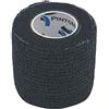PintoMed - Bendaggio Coesivo - 10 x Nero - garza elastica - 10 rotoli x 5 cm x 4,5 m autoadesiva flessibile bende, primo soccorso - Wrap Cohesive Bandage - Confezione da 10