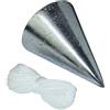 AERZETIX - Filo a piombo a forma trottola - Attrezzi/Accessorio manuale per edilizia - Muratura/Muro di mattoni/Blocco di cemento/Calcestruzzo - Corda/Cord 5m - C45846