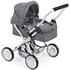 Bayer Chic 2000 555-76 - Passeggino per bambole Smarty, per bambini dai 2 anni in su, jeans grigio