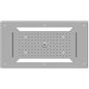 BERNSTEIN Soffione a incasso, soffione con installazione a soffitto XXLDPG5030 - in acciaio inox - 70 x 38 cm