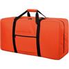 ZZY Borsone da Viaggio Extra Large da 110L Leggero Sacchetto Bagagli Borsa da Trasporto per Camping Sport Gym Weekender (Arancione)