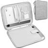 Lacdo Custodia Protettiva Borsa Tablet per 11 iPad A16, 11 iPad Air M4 M3 M2, 11 iPad Pro M5 M4, 10.9 iPad, 11 iPad Pro, 10.2 ipad, 10.9 iPad Air 5 4, 10.5 iPad pro Magic Keyboard, Grigio