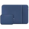 RAINYEAR make life easier RAINYEAR Custodia per laptop da 11,6 pollici con tasca e sacchetto porta accessori per MacBook Air da 11,6 pollici, MacBook Neo da 13 pollici, notebook tablet Chromebook da 11 pollici, Blu Navy