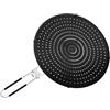 HAOYULUO Paraspruzzi in Silicone,32CM Silicone Paraschizzi Cucina Coperchio,Paraspruzzi Universale Pieghevole per Pentole, Silicone Alimentare, Adatto per Cucinare e Friggere