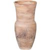 DRW Vaso da pavimento in ceramica in marrone rustico 20x20x41 cm