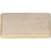 INNSPIRO Pedana in legno di pino massiccio rettangolare inf. 24 x 14 cm. sup. 22 x 12 cm. Alt. 1,5 cm. Base in legno per dipingere, decorare e lavorare.