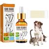 KARELLS Gocce per Acari dell Orecchio,Detergente Auricolare Cani e Gatti,Detergente per Pulizia Orecchie Gatto,Soluzione Delicata e Veloce Prurito,Arrossamento,Acari,con tampone di Cotone,50ml
