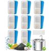 oneisall 8-Pack filtro sostitutivo per fontana per gatti in acciaio inox 316, fontana per gatti con filtro a carbone attivo 3