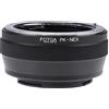 Hersmay PK-NEX - Adattatore per obiettivo Pentax PK K compatibile con Sony E-Mount NEX5 NEX6 NEX7 A7 I II III IV A7S A7R A7SII A7SIII A7RII A6500 A6300 A6000 A5100 A5000 NEX-FS700 VG30 VG9000 PXW-FS7