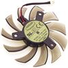 iHaospace T128010SM 12V 0.2A 2Pin 75mm Ventola Grafica per Gigabyte N470SO N580UD N580SO GTX460 GTX470 GTX580 HD5870 Cooling Fan