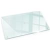 Generic Wallfluent Salvapiano di lavoro 52x30 cm Protezione per il piano della cucina Igienico Resistente al calore Trasparente