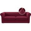 BXFUL Copridivano Chesterfield elasticizzato con fodere per Cuscini Separati per mobili da soggiorno con tessuto jacquard più spesso (Grande 2 Posti,Bordeaux)