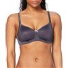 Rosa Faia Fleur Reggiseno senza ferretto, Grigio (Antracite 408), 6E Donna