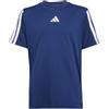 adidas TRAIN ESSENTIALS 3-STRIPES T-SHIRT, T-shirt Bambino, dark blue/white,